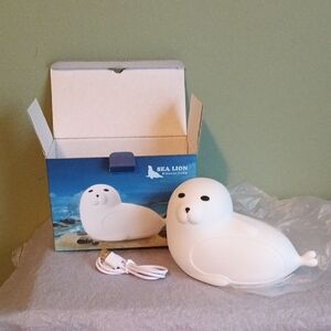 White Sea Lion Night Light